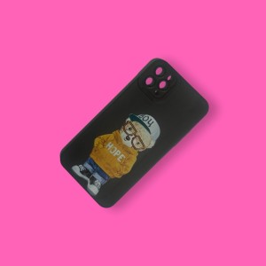 کاور مدل سیلیکونی طرحدار ( داخل مخمل ) مناسب برای گوشی موبایل اپل iphone 11 pro max با بهترین کیفیت و بهترین قیمت