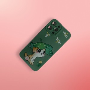 کاور مدل سیلیکونی طرحدار ( داخل مخمل ) مناسب برای گوشی موبایل اپل Iphone 11 Pro Max
