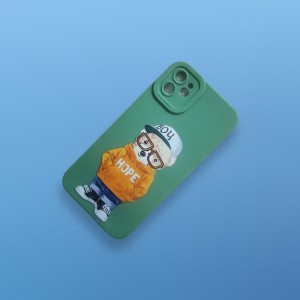 کاور مدل سیلیکونی طرحدار ( داخل مخمل ) مناسب برای گوشی موبایل اپل iphone 11 با بهترین کیفیت و بهترین قیمت