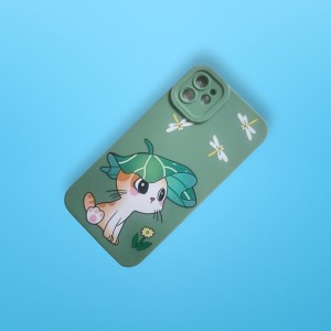 کاور مدل سیلیکونی طرحدار ( داخل مخمل ) مناسب برای گوشی موبایل اپل iphone 11 با بهترین کیفیت و بهترین قیمت