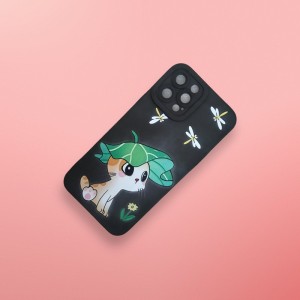 کاور مدل سیلیکونی طرحدار ( داخل مخمل ) مناسب برای گوشی موبایل اپل Iphone 12 Pro Max
