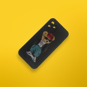 کاور  مدل سیلیکونی طرحدار ( داخل مخمل ) مناسب برای گوشی موبایل اپل Iphone 12