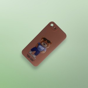 کاور مدل سیلیکونی طرحدار ( داخل مخمل ) مناسب برای گوشی موبایل اپل Iphone 7 / Iphone 8 / iphone SE 2020