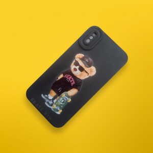 کاور مدل سیلیکونی طرحدار ( داخل مخمل ) مناسب برای گوشی موبایل اپل iphone XS با بهترین کیفیت و بهترین قیمت