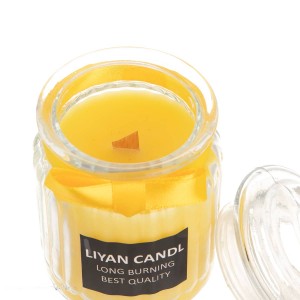 شمع جار معطر لیان کندل رایحه Lemon