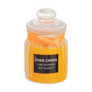 شمع جار معطر لیان کندل رایحه Orange