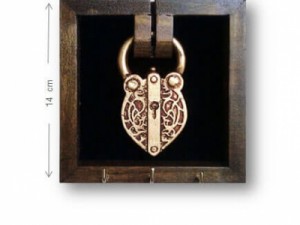جاکلیدی دیواری طرح قفل بیضی