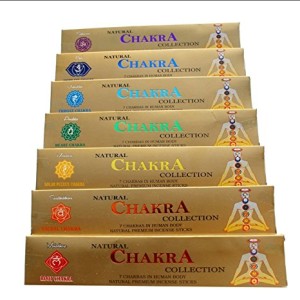 عود دست ساز هفت چاکرا Natural Chakra Collection (هفت بسته عود)
