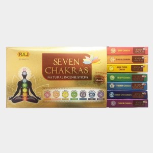 عود دست ساز  هفت چاکرا seven chakras(هفت بسته عود)