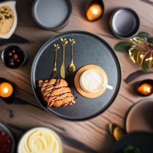 پلیت گرد 32 سانت  کد 324 ملامین تورزن