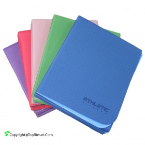 زیرانداز یوگا اتلتیک مدل تی پی ای تاشو FOLDABLE TPE-6 ضخامت 6 میلی متر