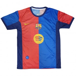کیت پیراهن و شورت تیم بارسلونا مدل BARCA-FirstKit-2025
