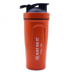 شیکر بدنسازی فلزی اسپرت پلاس مدل استیل SPORT PLUS PASTILLE حجم 0.7 لیتر