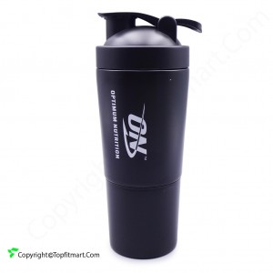 شیکر بدنسازی فلزی طرح اپتیمم نوتریشن مدل ON-20OZ حجم 0.6 لیتر