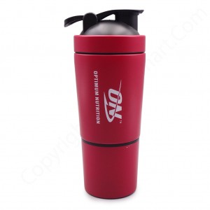 شیکر بدنسازی فلزی طرح اپتیمم نوتریشن مدل ON-20OZ حجم 0.6 لیتر