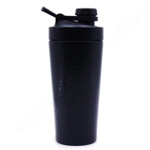 شیکر بدنسازی فلزی اسپرت پلاس مدل رنگ چرمی  SPL-750 حجم 0.75 لیتر