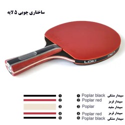 راکت پینگ پنگ لوکی  مدل 3 ستاره R3