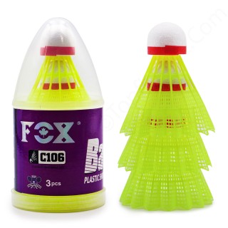 توپ بدمینتون فاکس مدل پی یو C-106 بسته 3 عددی