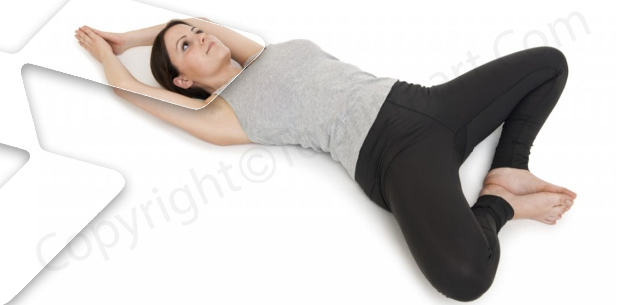 یوگا برای خواب-Supta Matsyendrasana