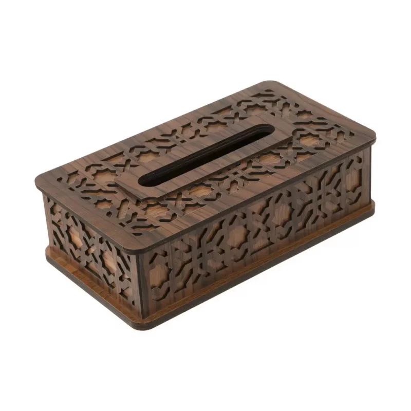 جعبه دستمال کاغذی چوبی کد BF012G