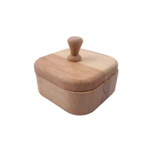 قندان چوبی مربع راش کد WD5825
