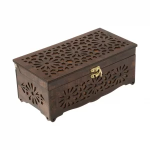 جعبه پذیرایی چوبی سری نگین کد  BF002G