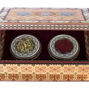 پک هدیه زعفران مدل خاتم کد PZ104