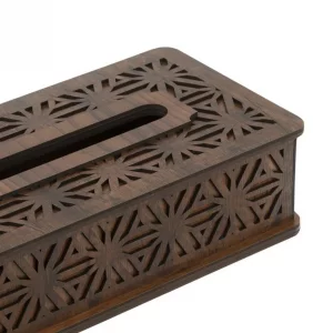 جعبه دستمال کاغذی چوبی کد BF010G