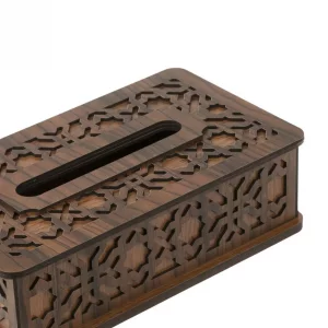 جعبه دستمال کاغذی چوبی کد BF012G