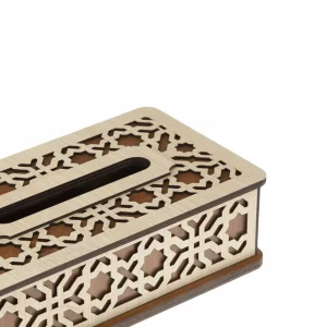 جعبه دستمال کاغذی چوبی کد BF012GK