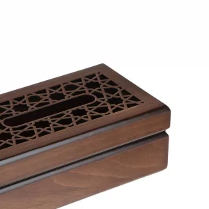 جعبه دستمال کاغذی چوبی کد BT020