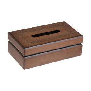 جعبه دستمال کاغذی چوبی کد BT025