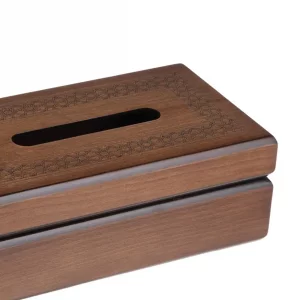 جعبه دستمال کاغذی چوبی کد BT025