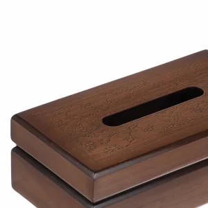 جعبه دستمال کاغذی چوبی کد BT027