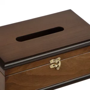 جعبه دستمال کاغذی چوبی کد BT029
