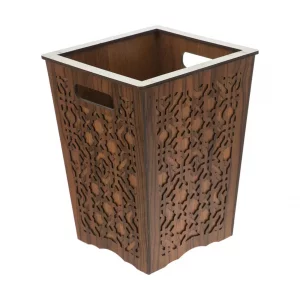 سطل زباله چوبی کد BF013G