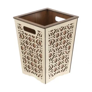 سطل زباله چوبی کد BF013GK