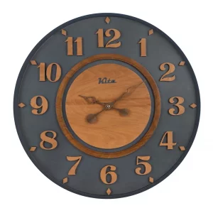 ساعت دیواری چوب و فلز کد CKn631um