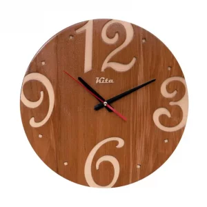 ساعت دیواری چوبی مدل کلاسیک   کد ck605ck