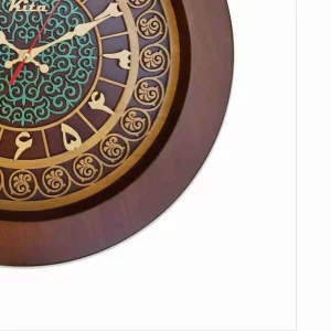 ساعت دیواری مدل رویال تمام چوبی    کد Cks616