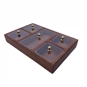 جعبه پذیرایی مستطیل 5 خانه کد WD5849