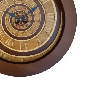 ساعت دیواری تمام چوبی مدل رویال کد Cks621