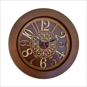 ساعت دیواری چوبی مدل رویال کد Cks623