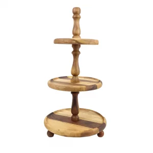 شیرینی خوری سه طبقه گرد کد WD5757