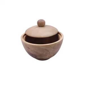 قندان چوبی گردو قطر 11 سانتی متر کد WD5877