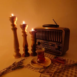 ست شمعدان چوبی دکوری کد WD5767