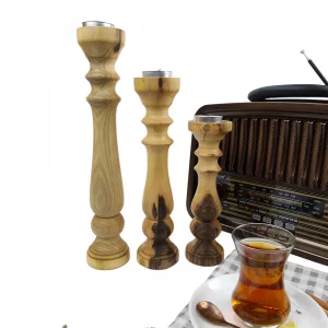 ست شمعدان چوبی دکوری کد WD5767