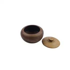 قندان چوبی خمره ای کد WD5774