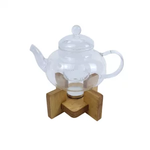 وارمر چوبی قوری مربع کد WD5779