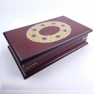 جعبه چوبی صنایع دستی زعفران نگارگری   کد  BW5512